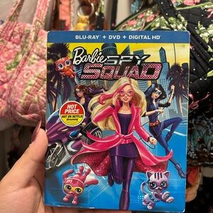 Barbie Spy Squad Blu-ray + DVD - Pink and Blue Cover